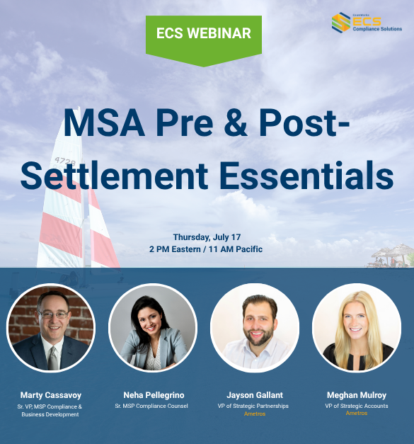 MSA Pre & Post-Settlement Essentials